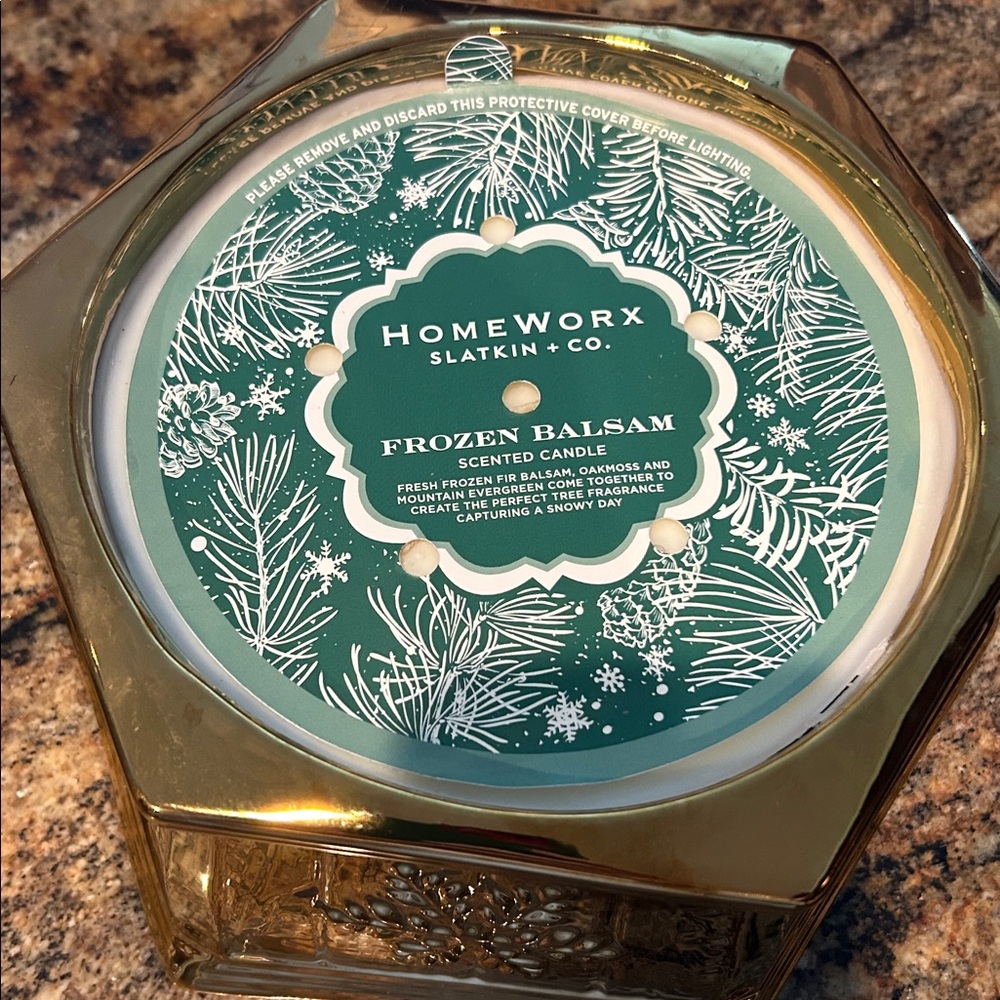HomeWorx by Slatkin & Co. Gold Candle Holder